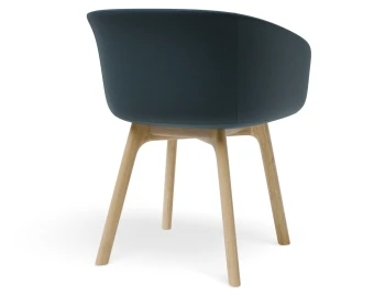 Lonsdale Armchair Naturalframe Blue