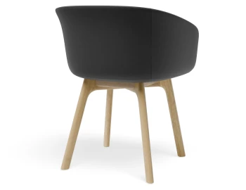 Lonsdale Armchair Naturalframe Darkgrey