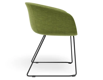 Lonsdale Armchair Sledbase Green