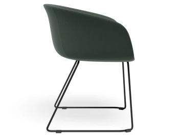 Lonsdale Armchair Sledbase Green