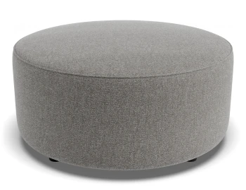 Lune Round High Ottoman 80cm Fossil Product