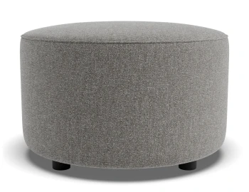 Lune Round High Ottoman 60cm Fossil Product