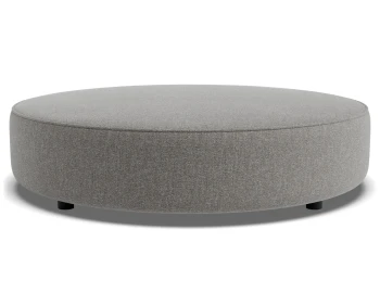 Lune Round Low Ottoman 120cm Fossil Product