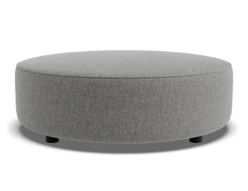 Lune Round Low Ottoman 90cm Fossil Product