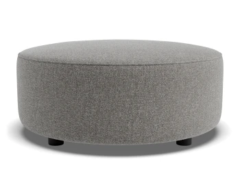 Lune Round Low Ottoman 70cm Fossil Product