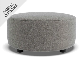 Lune Round Low Ottoman 60cm Product Fossil