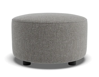 Lune Round Low Ottoman 50cm Fossil Product