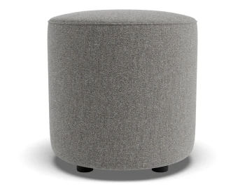 Lune Round Drum Ottoman 45cm Fossil Product