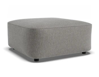 Lune Square High Ottoman 80cm Fossil Product