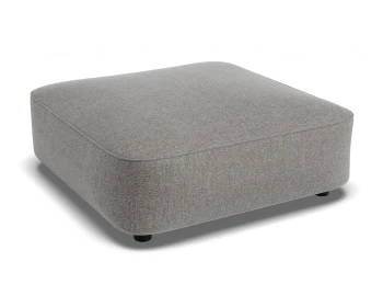 Lune Square Low Ottoman 80cm Fossil Product