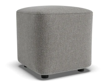 Lune Square Drum Ottoman 45cm Fossil Product