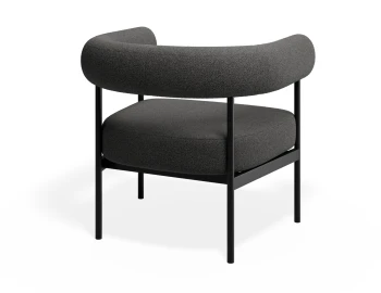 Marlowe Loungechair Black Stone
