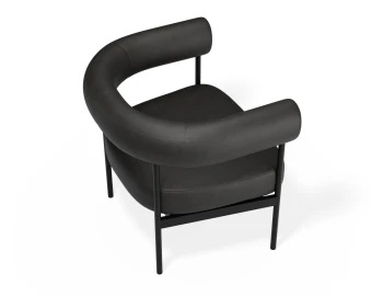 Marlowe Loungechair Black Blackpu
