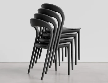 Mia Chair Stack Black Product