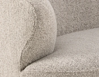 Oyster Fabric Arm