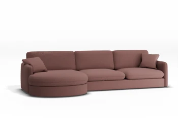 Monte 3seaterpillow Largechaiseleft Desirecoral