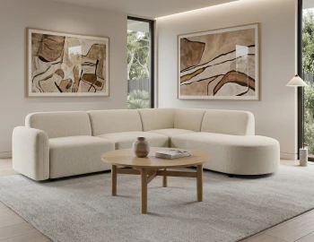 Boucle Sofa Modern Atticus