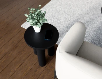 Orbix Sidetable Black