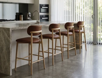Counter Bar Stool Tan