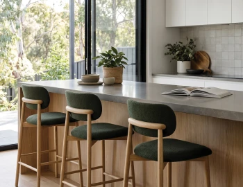 Green Kitchen Stool