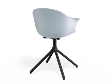 Pebble Armchair Palebluev3seat Swivelbase