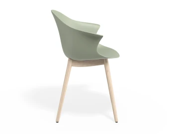 Pebble Armchair Greenseat Beechbase