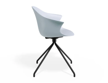 Pebble Armchair Palebluev3seat Pyramidfixed
