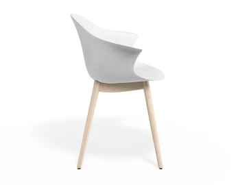 Pebble Armchair Whiteseat Beechbase