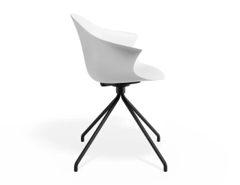 Pebble Armchair Whiteseat Pyramidfixed