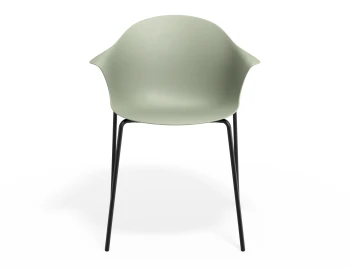 Pebble Armchair Greenseat 4postblack