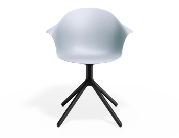 Pebble Armchair Palebluev3seat Swivelbase