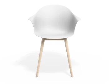 Pebble Armchair Whiteseat Beechbase