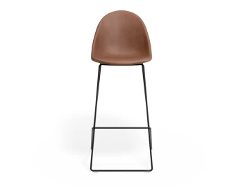 Pebble Barstool Tanpuseat Blackframe