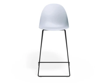 Pebble Kitchenstool Palebluev3seat Blackframe