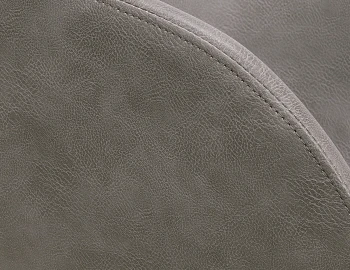 Grey Leather Close Up Seam