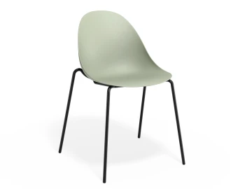 Pebble Chair Greenseat 4postblack