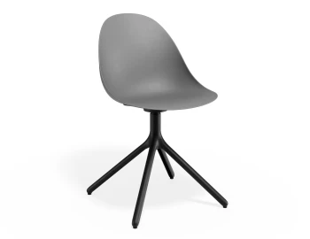 Pebble Chair Greyseatv2 Swivelbase