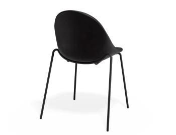Pebble Chair Blackpuseat 4postblack
