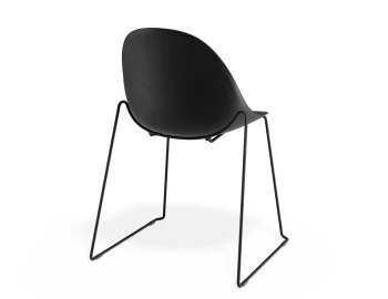 Pebble Chair Blackseat Sledblack