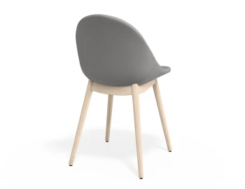 Pebble Chair Cloudgreyfabricseat Beechbase