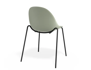 Pebble Chair Greenseat 4postblack