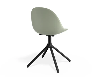 Pebble Chair Greenseat Swivelbase