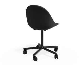 Pebble Chair Stormgreyfabricseat Swivelcastors