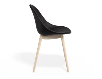 Pebble Chair Blackpuseat Beechbase