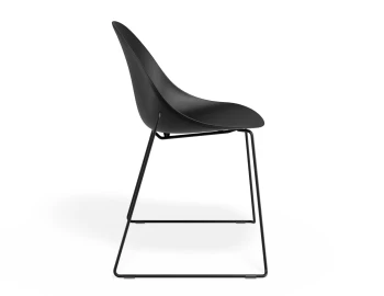 Pebble Chair Blackseat Sledblack