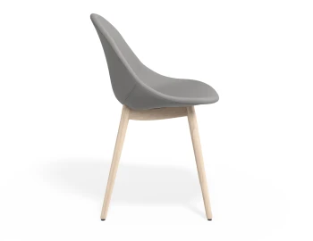 Pebble Chair Cloudgreyfabricseat Beechbase