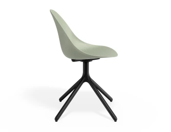 Pebble Chair Greenseat Swivelbase