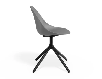 Pebble Chair Greyseatv2 Swivelbase