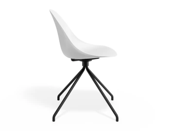 Pebble Chair Whiteseat Pyramidfixed