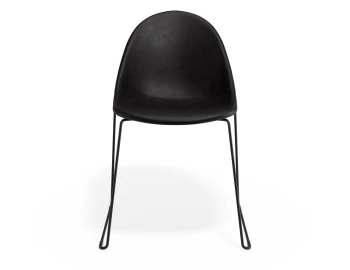 Pebble Chair Blackpuseat Sledblack